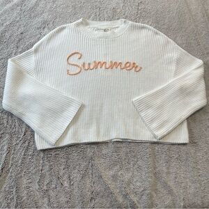 Moon & Madison SUMMER Oversized Crop Sweater